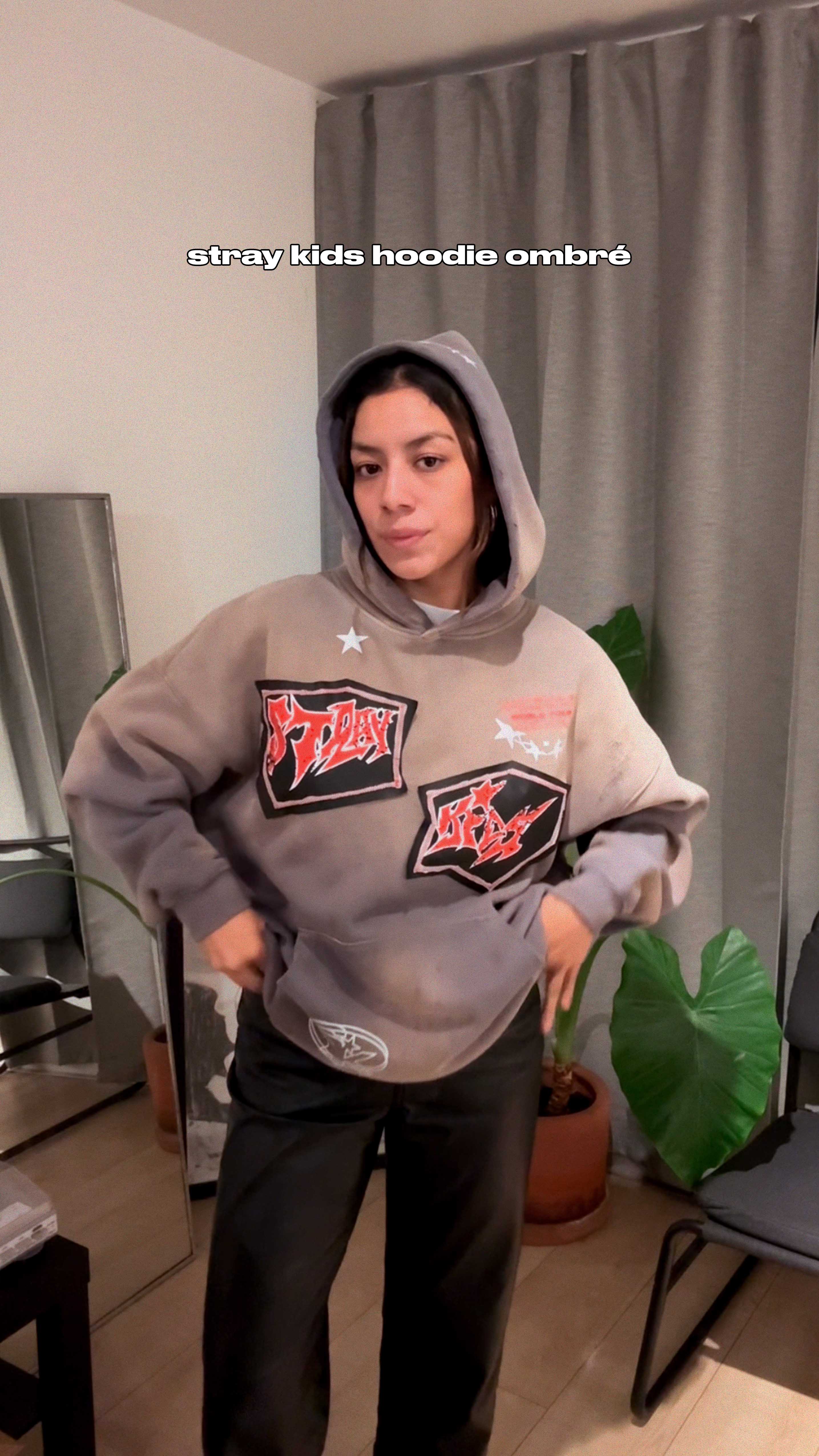 Stray Kids Sudadera Hoodie Oversize Lavada
