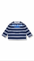 Playera Rayas Azul Super Junior, Newjeans