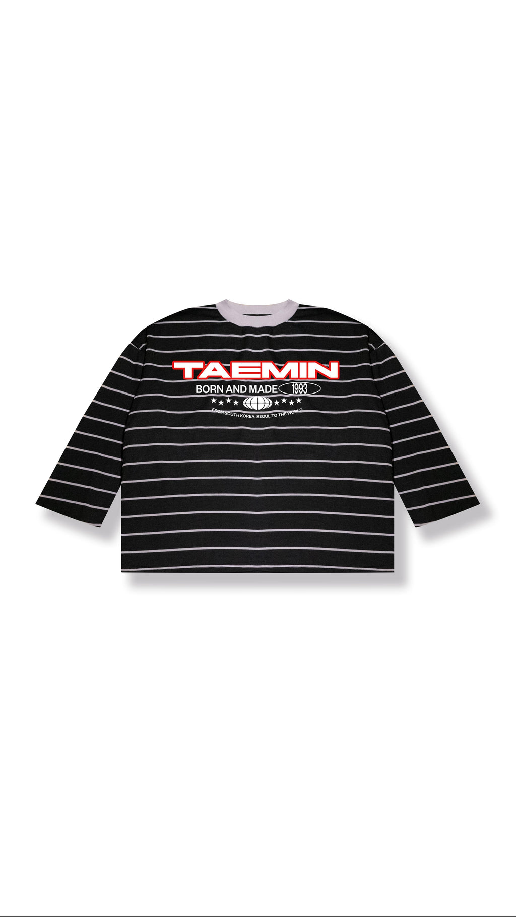 Playera Rayas Seventeen, Enhypen, Taemin, Ateez