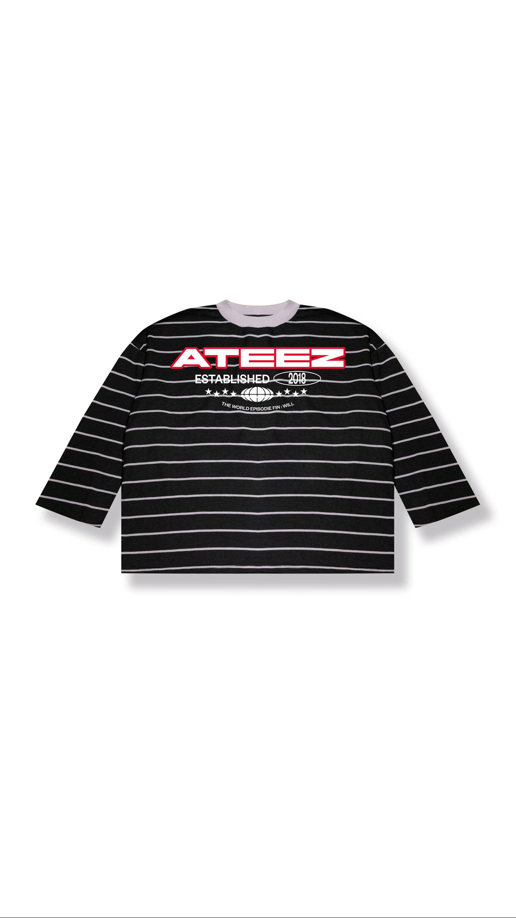 Playera Rayas Seventeen, Enhypen, Taemin, Ateez