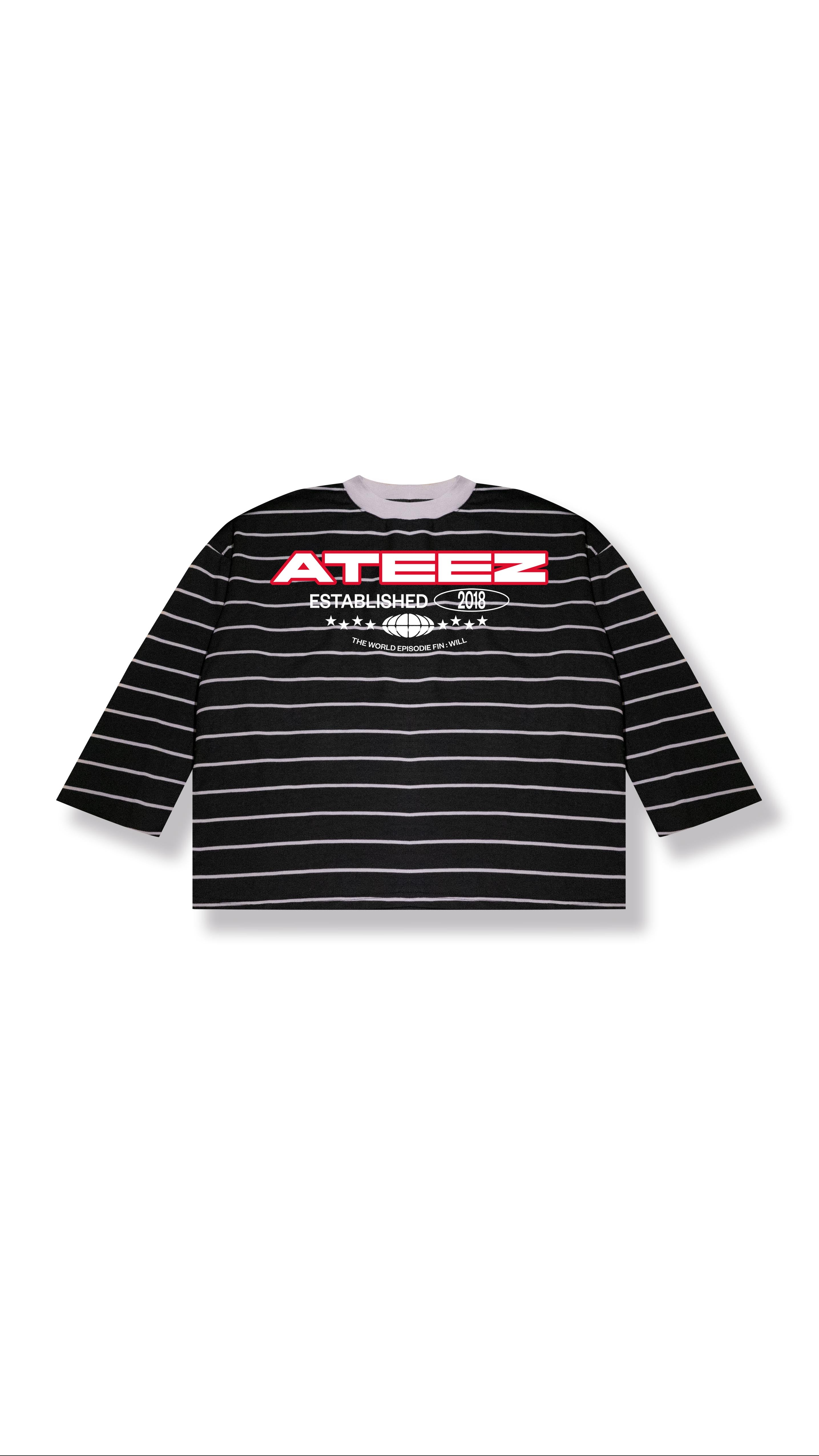 Playera Rayas Seventeen, Enhypen, Taemin, Ateez