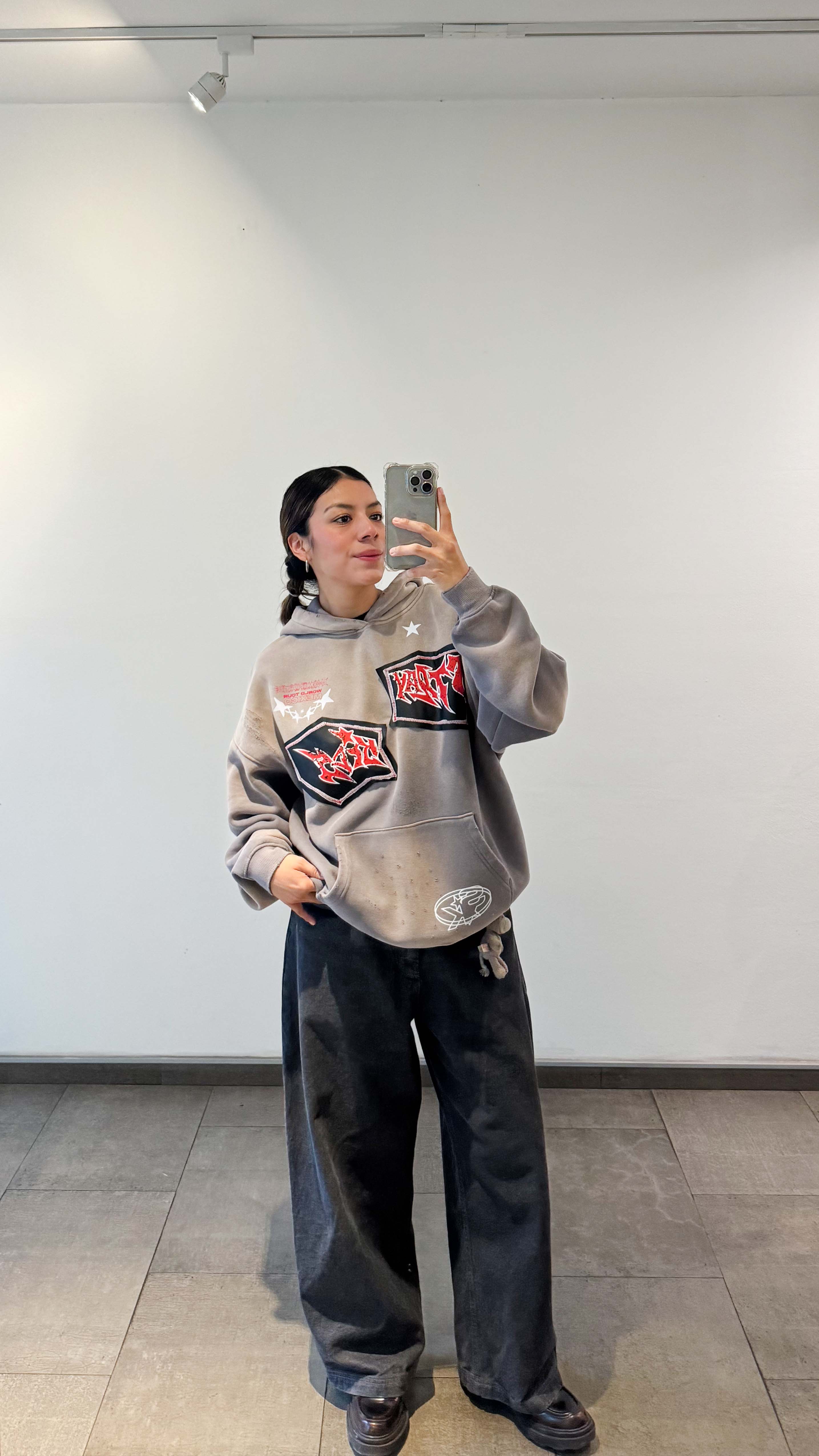 Stray Kids Sudadera Hoodie Oversize Lavada