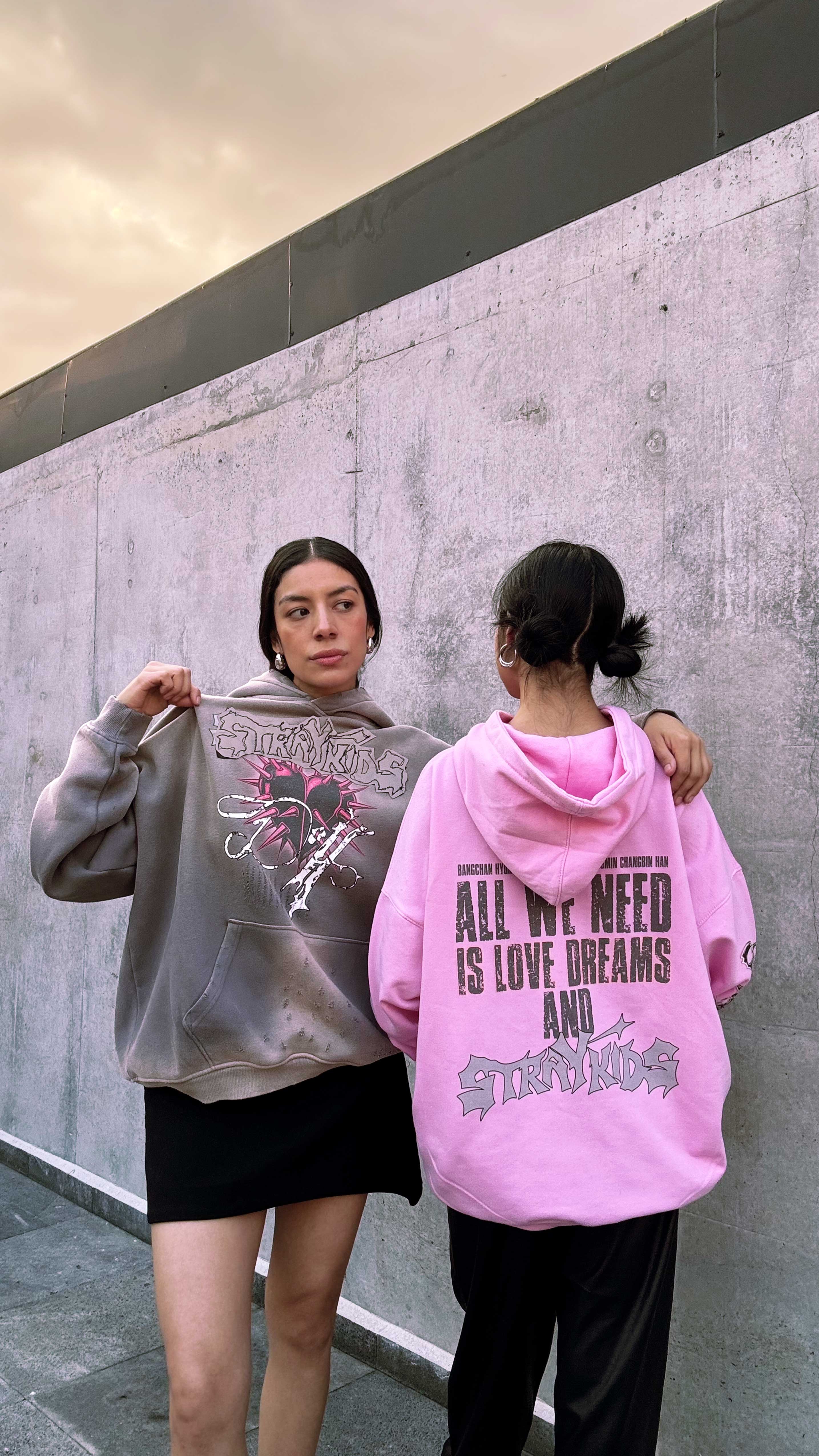 Stray Kids Do it Version Hoodie Sudadera con Gorro Oversize