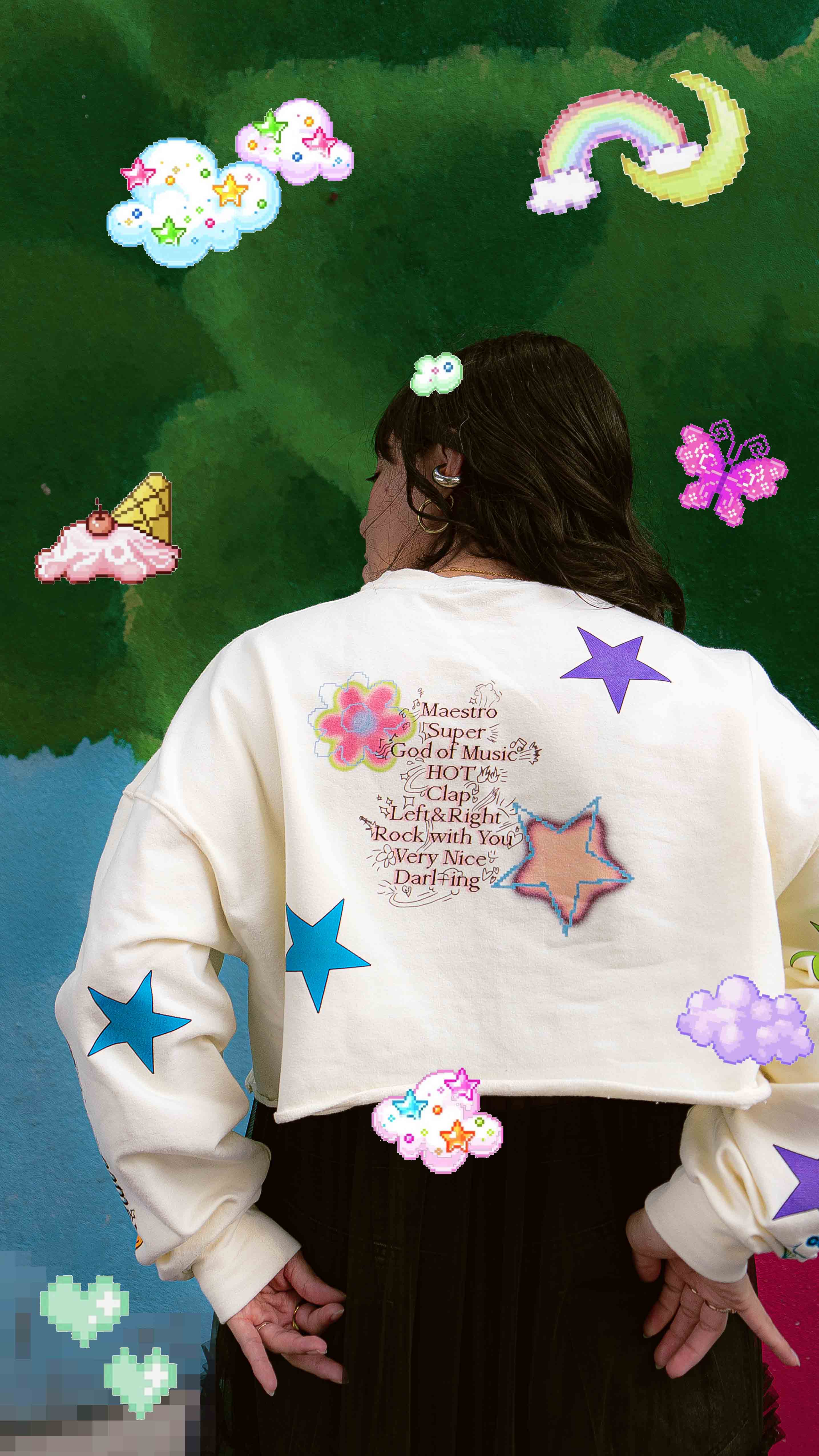 Seventeen Sudadera Crop