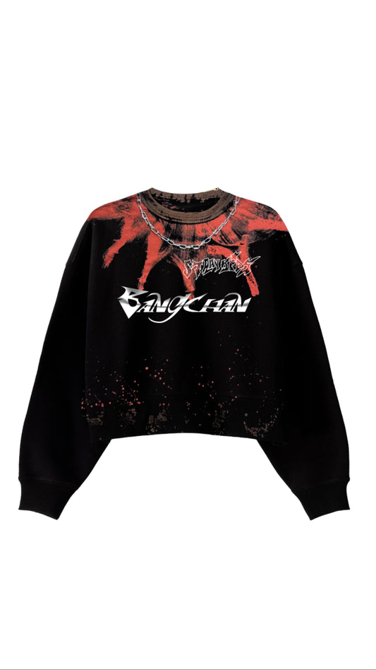 Sweat Tie Dye Crop (Seventeen, Stray Kids, Ateez)