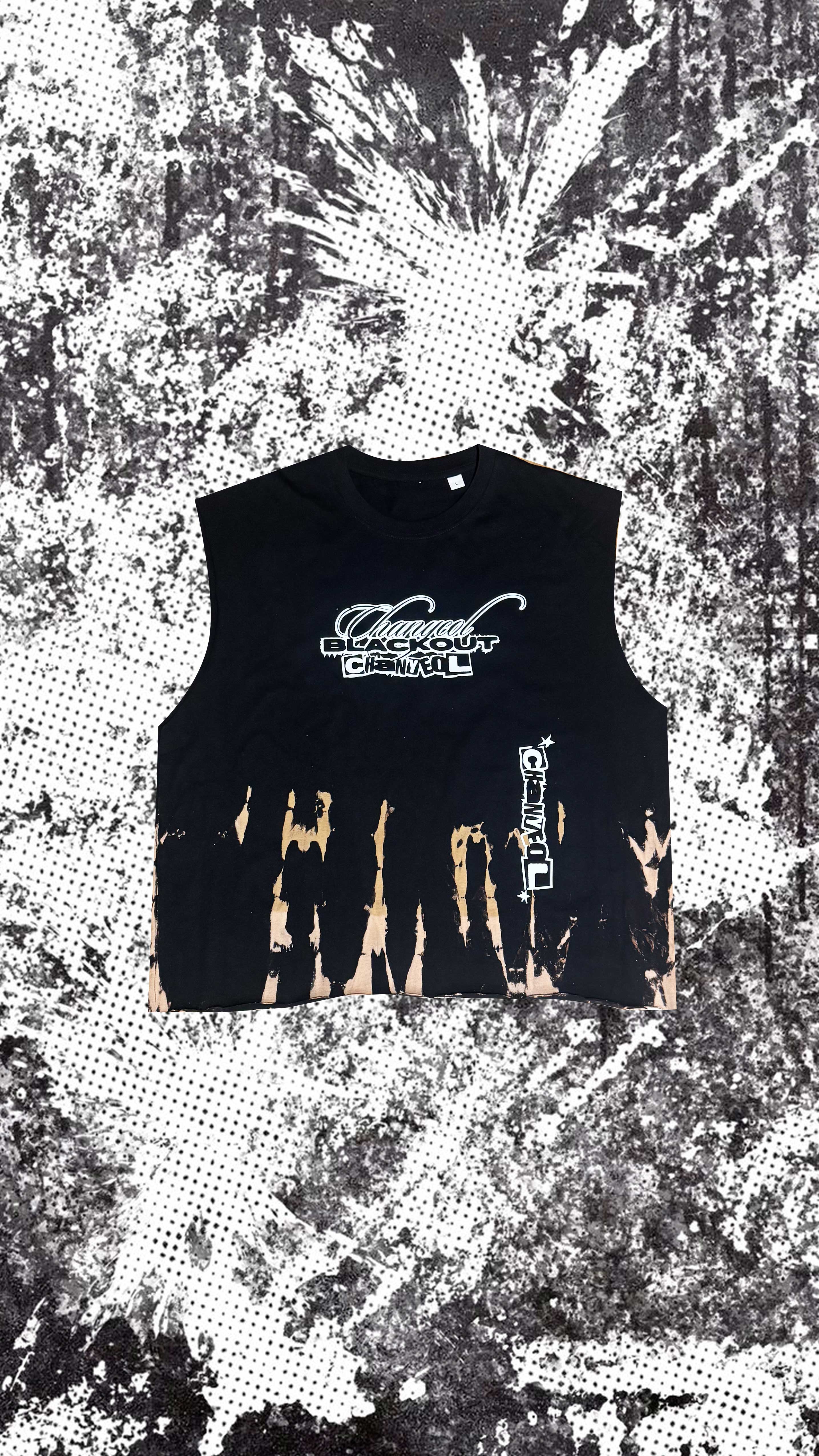 Nct127 / Chanyeol Exo Playera Tank Rocker Desteñida