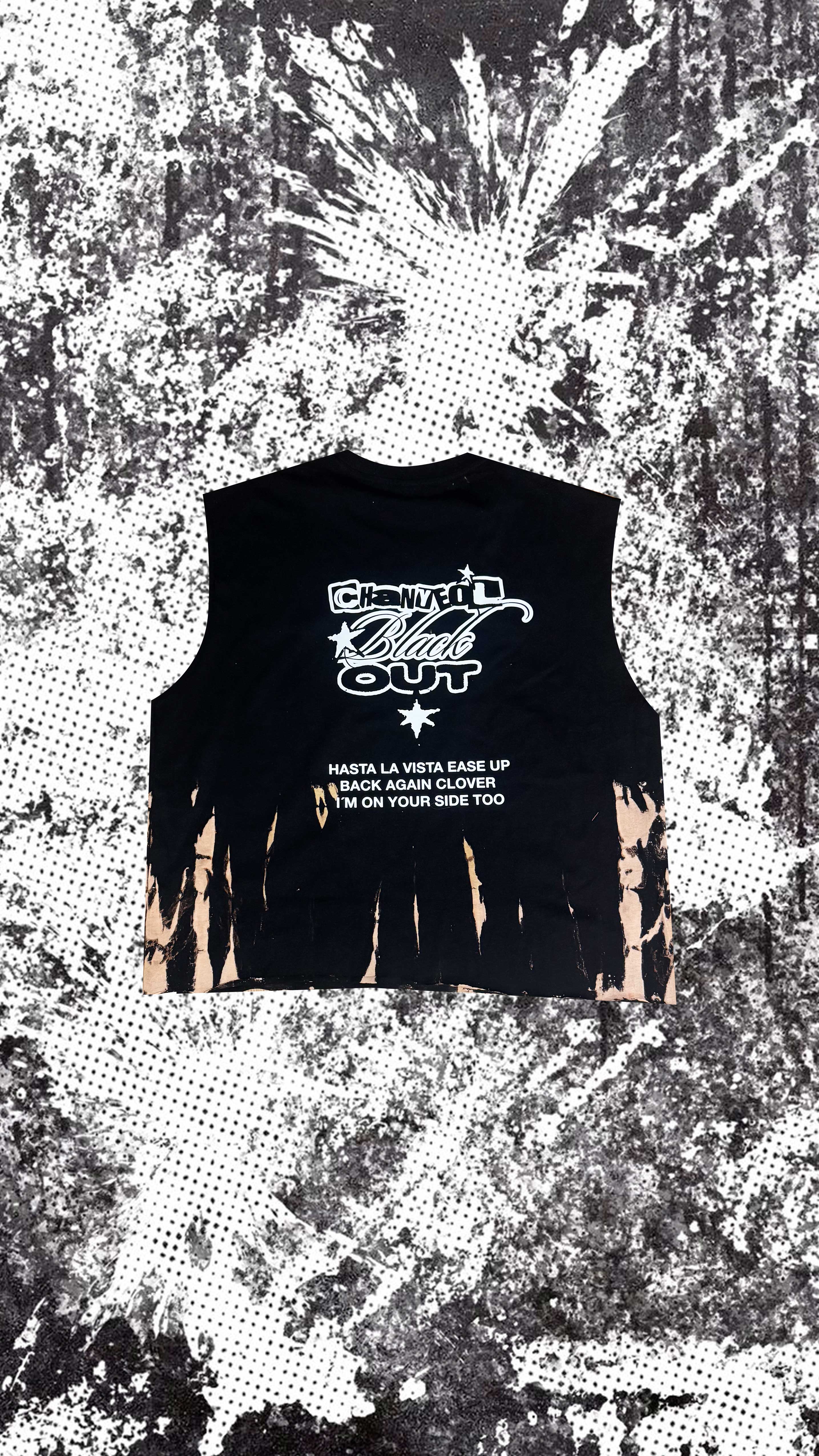 Nct127 / Chanyeol Exo Playera Tank Rocker Desteñida