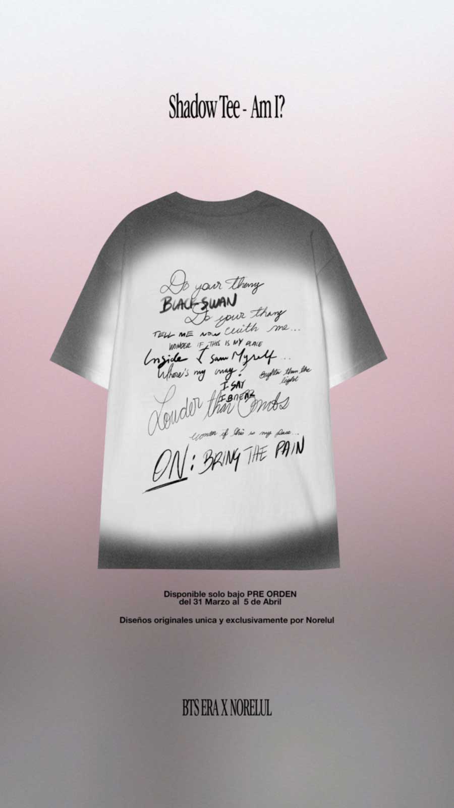 Shadow Tee Map of The Soul BTS