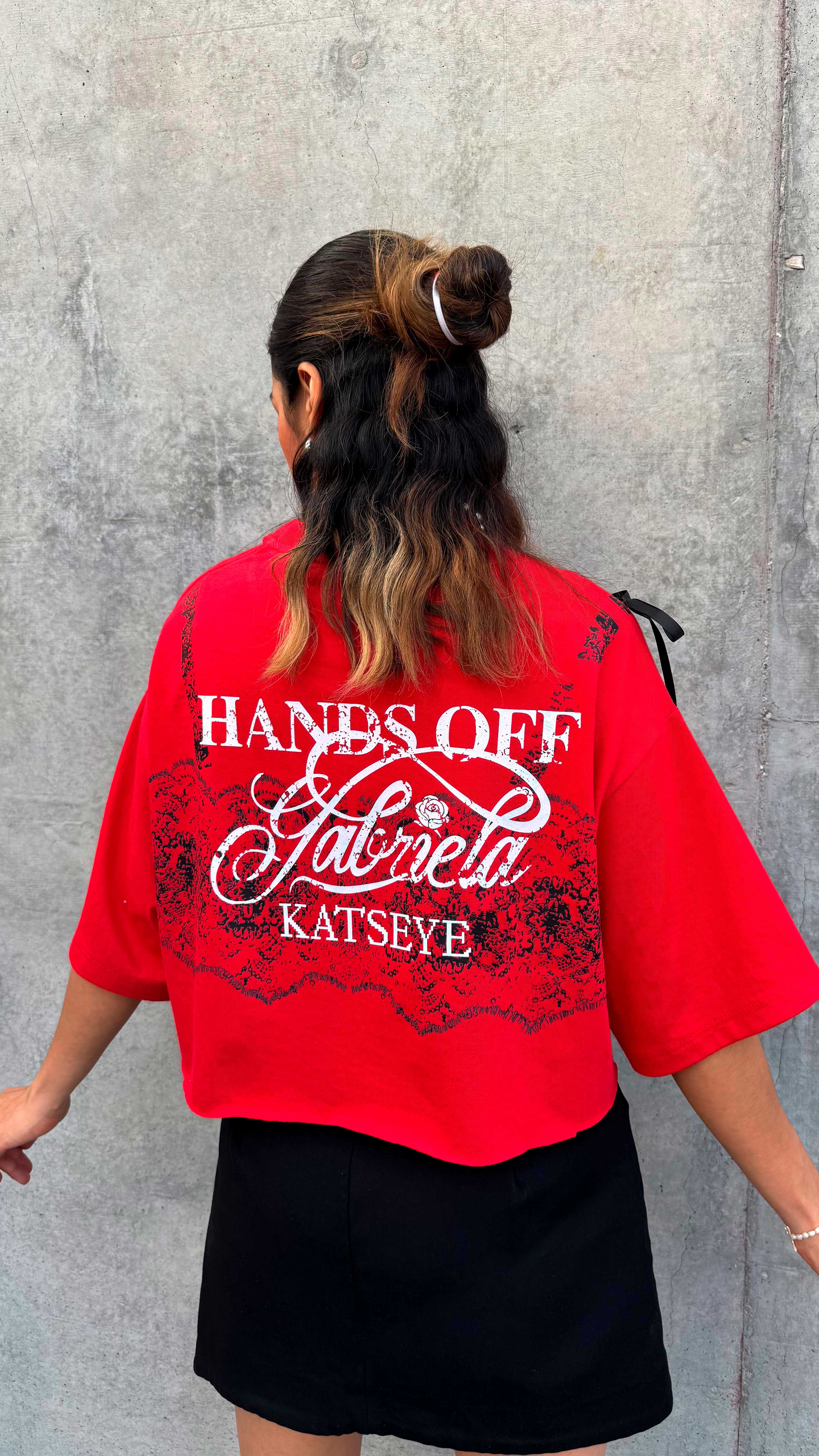 Gabriela Katseye Tee Oversize Playera