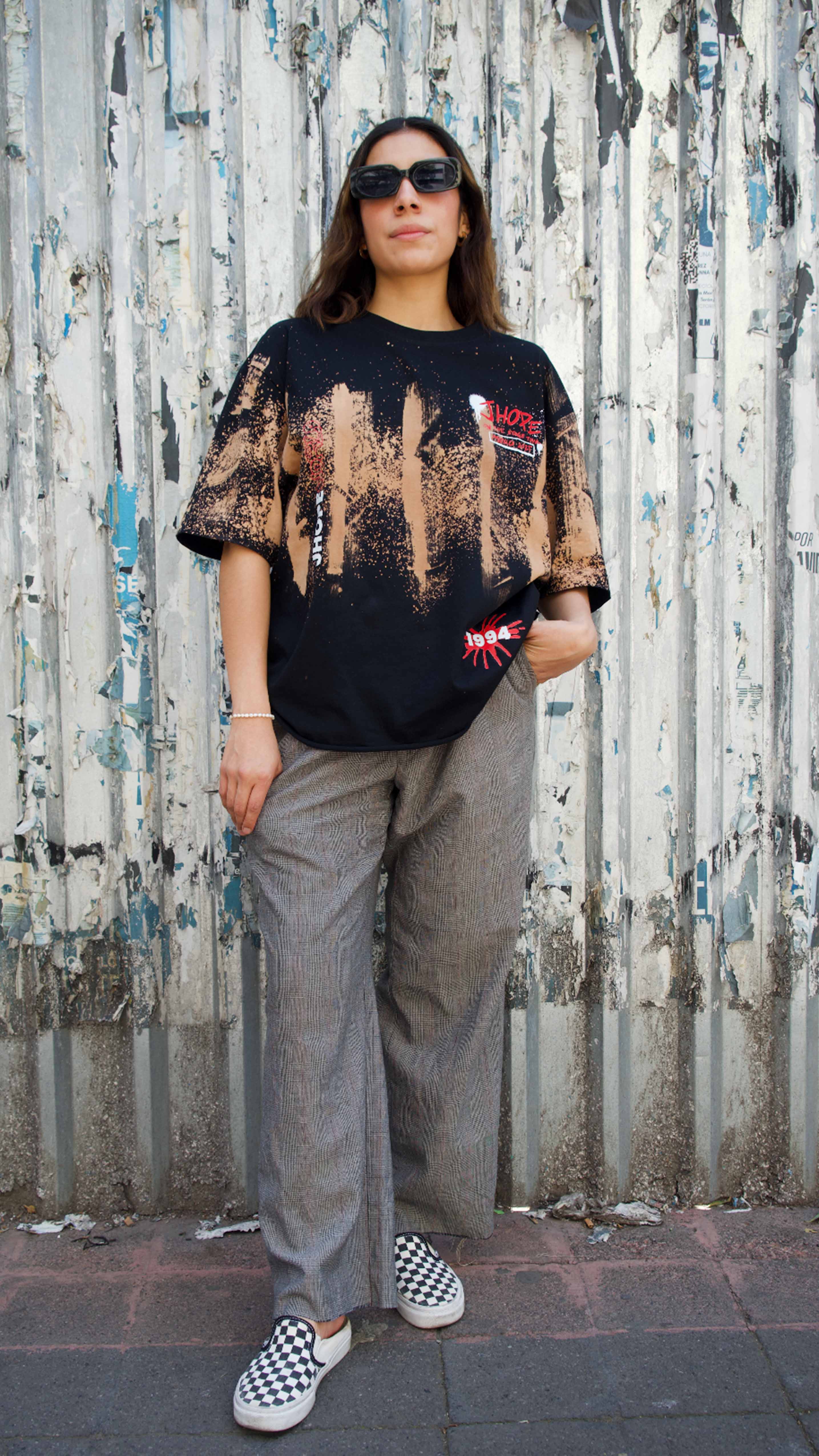 Jhope On the Stage Playera Oversize Tie Dye