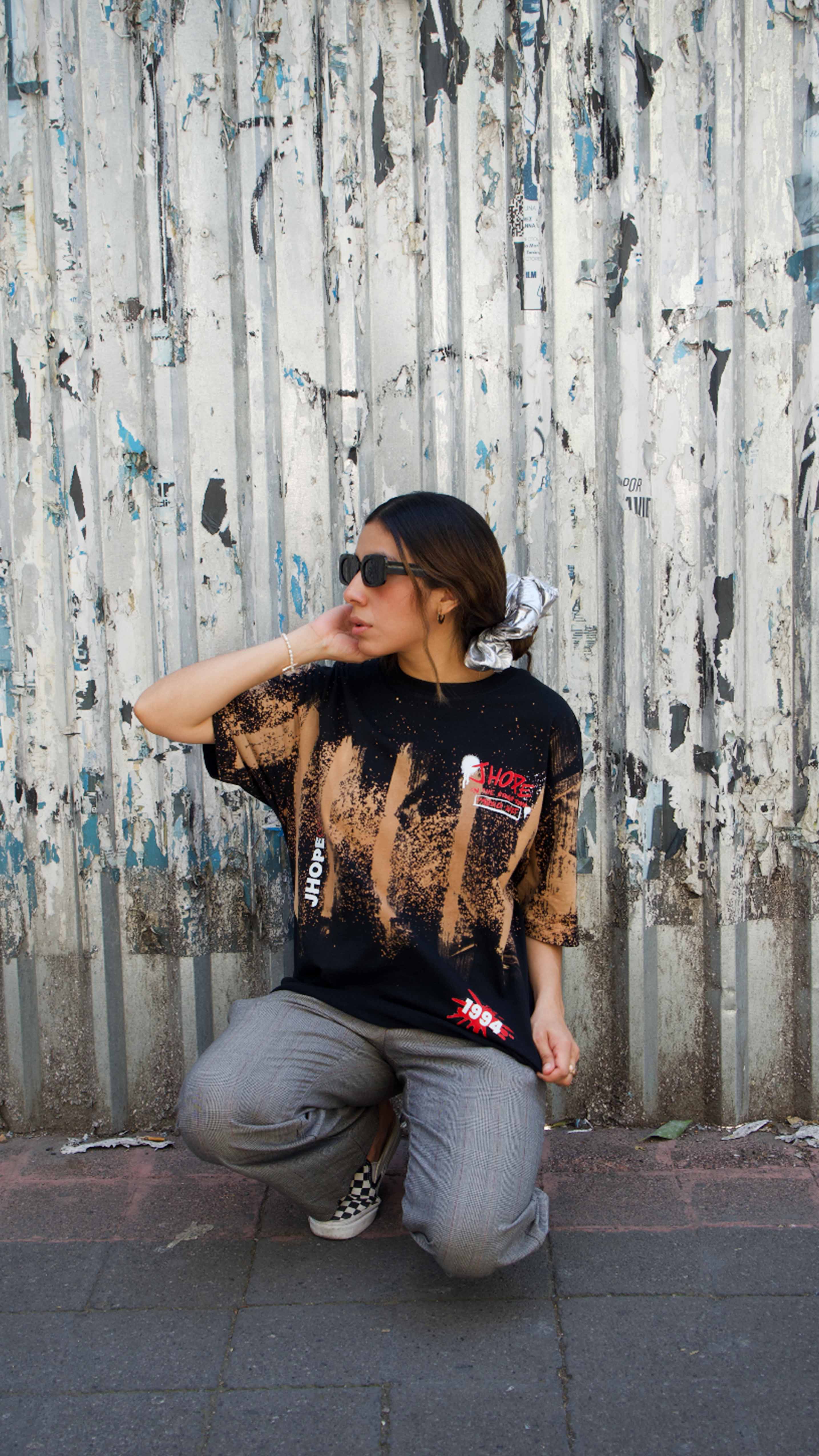 Jhope On the Stage Playera Oversize Tie Dye