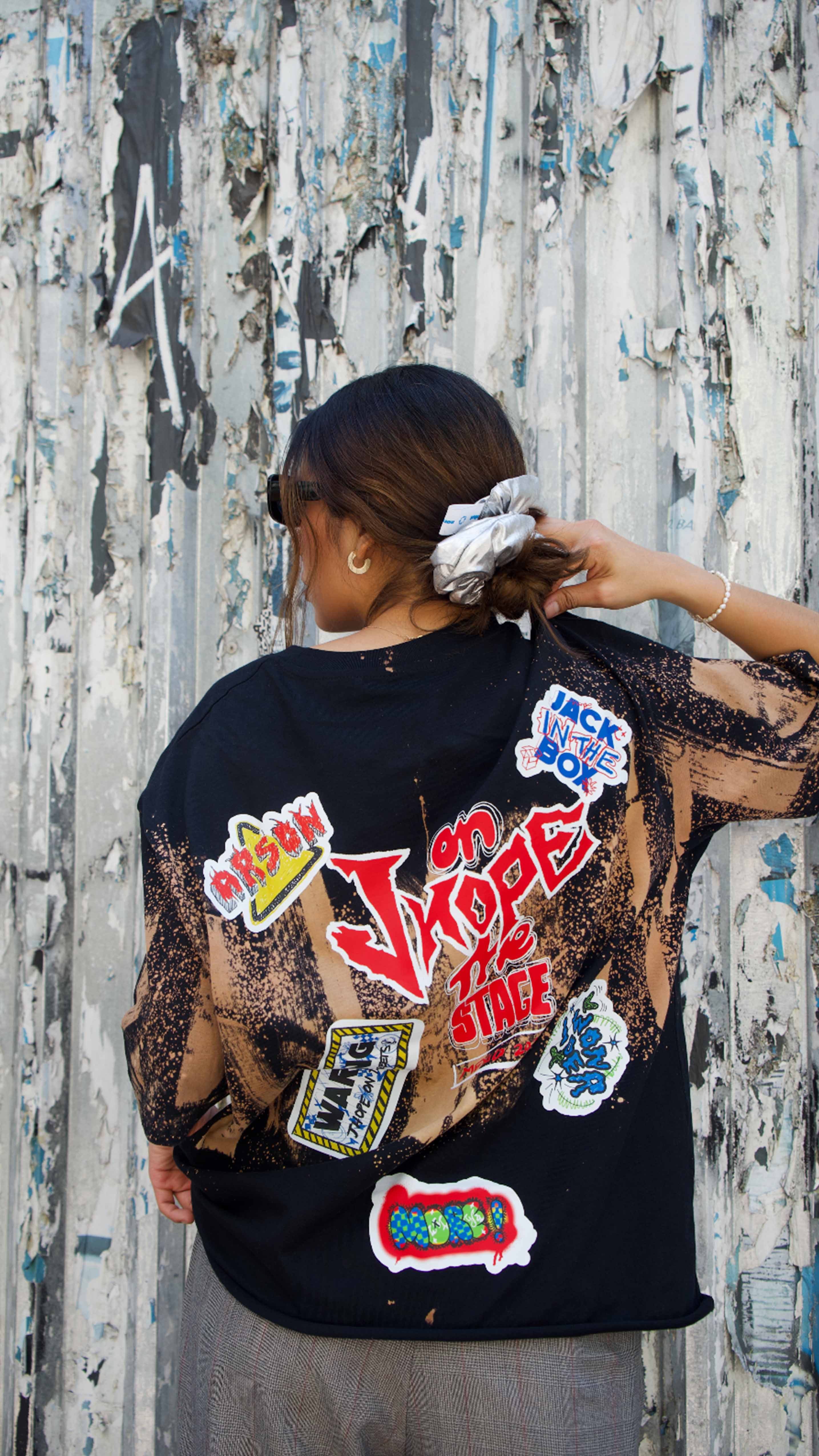 Jhope On the Stage Playera Oversize Tie Dye