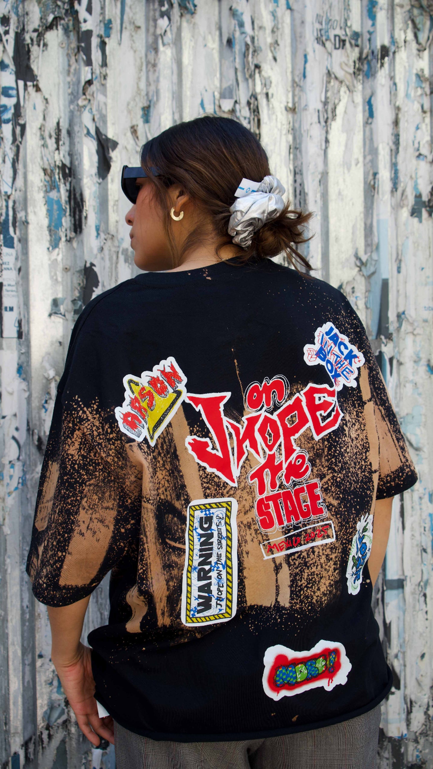 Jhope On the Stage Playera Oversize Tie Dye