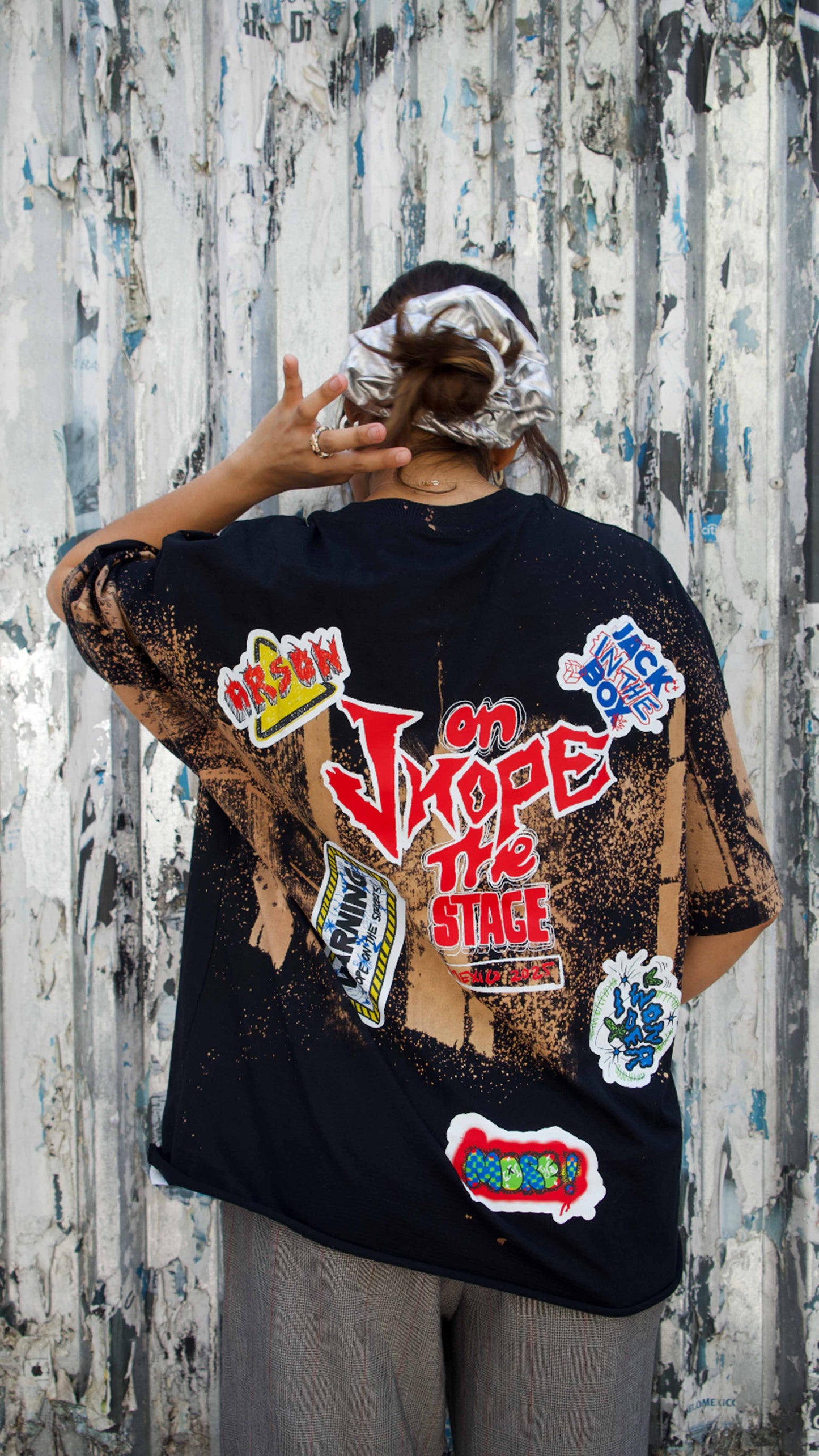 Jhope On the Stage Playera Oversize Tie Dye