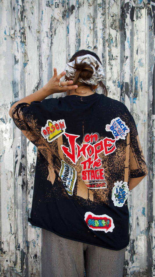 Jhope On the Stage Playera Oversize Tie Dye