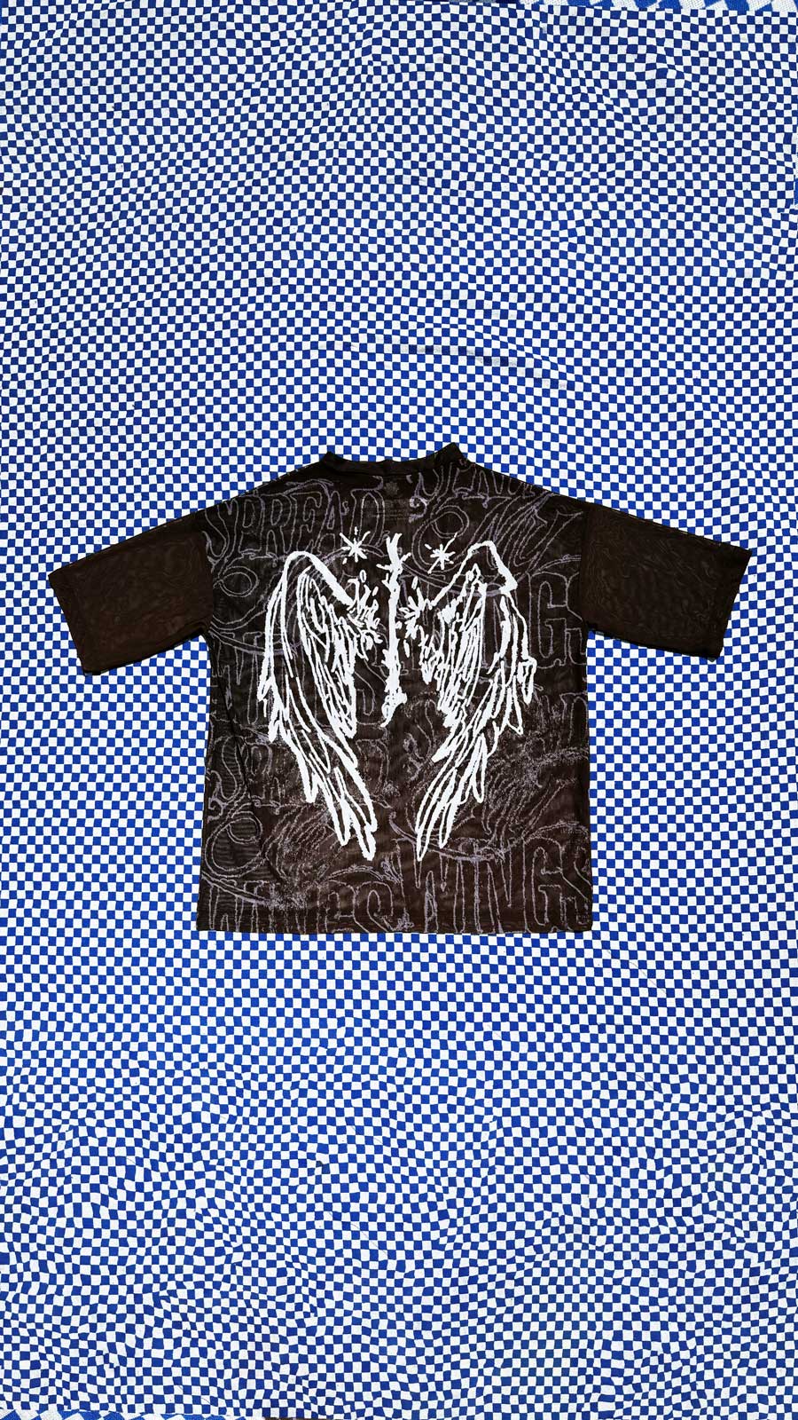 Shadow Wings Mesh Oversize Tee | WINGS Pt1 BTS