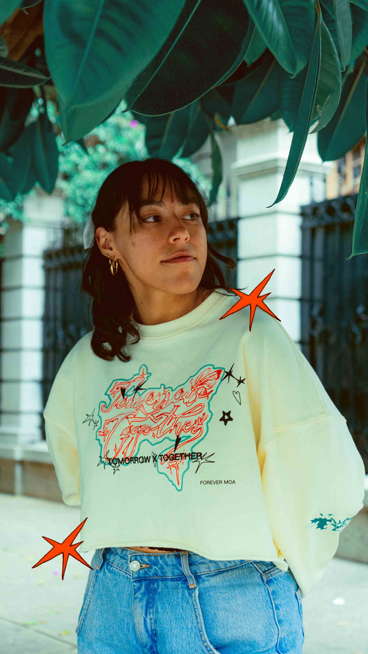 Txt Sudadera Crop
