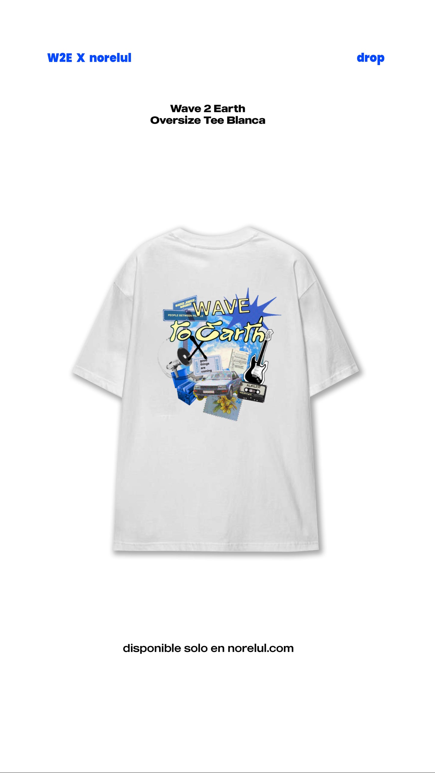 Wave To Earth Playera Oversize Tee