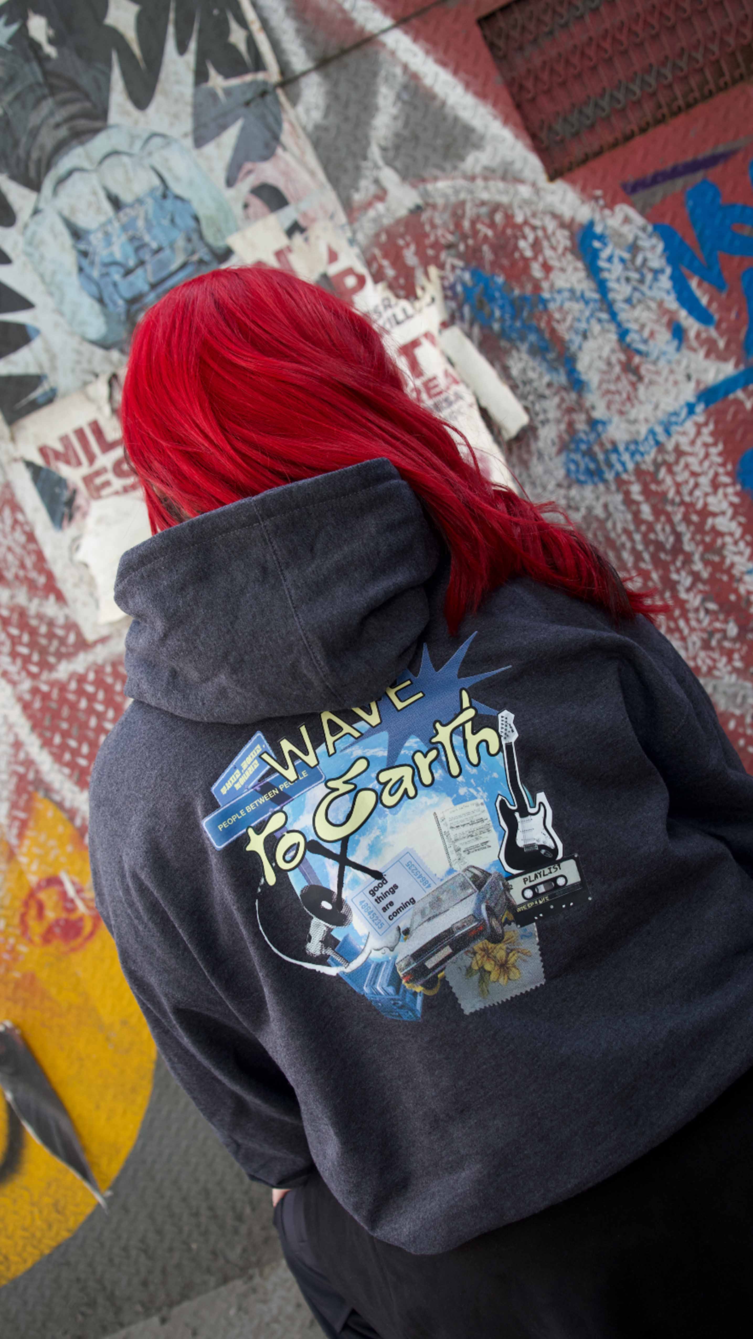 Wave To Earth Hoodie Sudadera Oversize