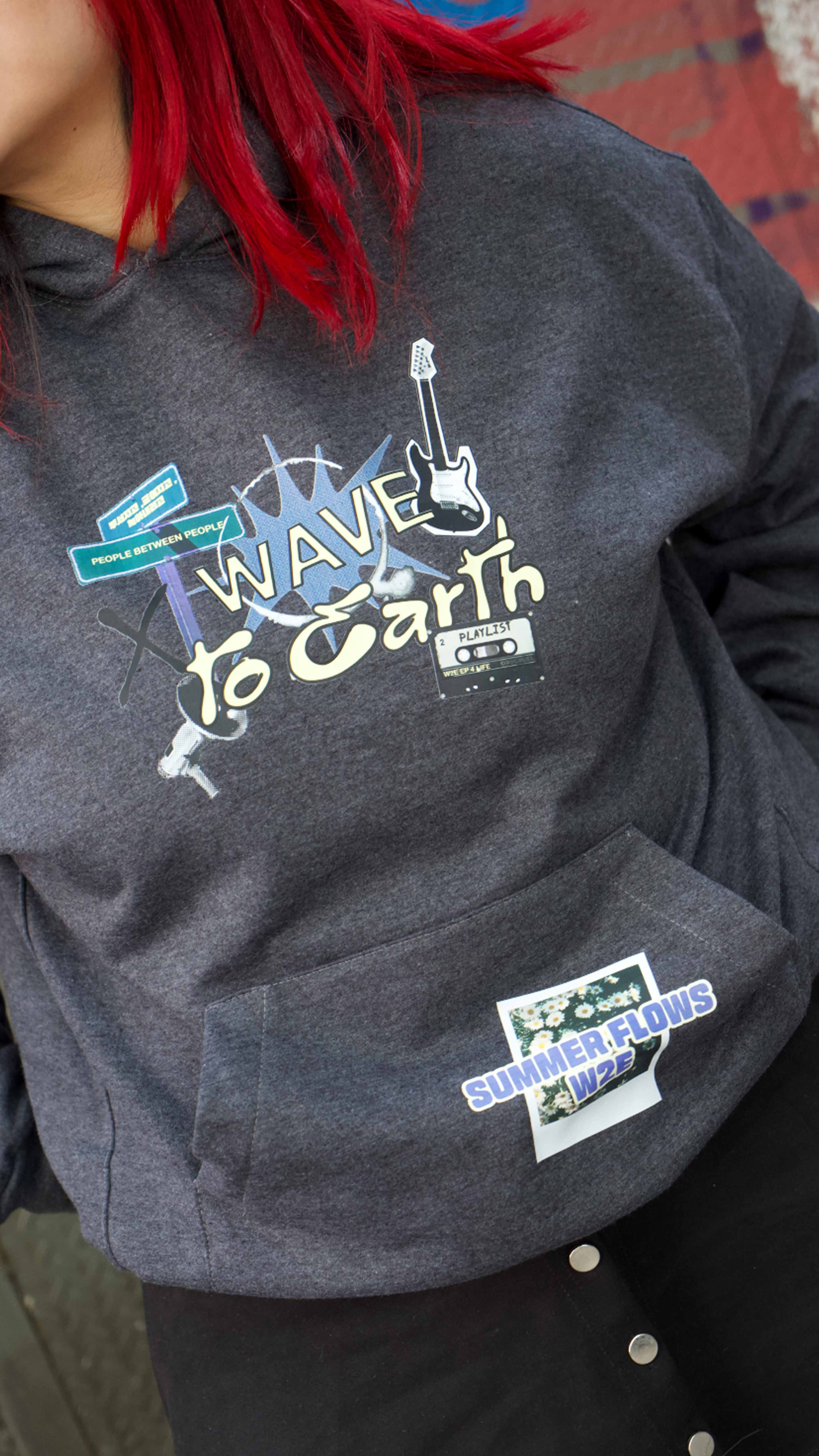 Wave To Earth Hoodie Sudadera Oversize