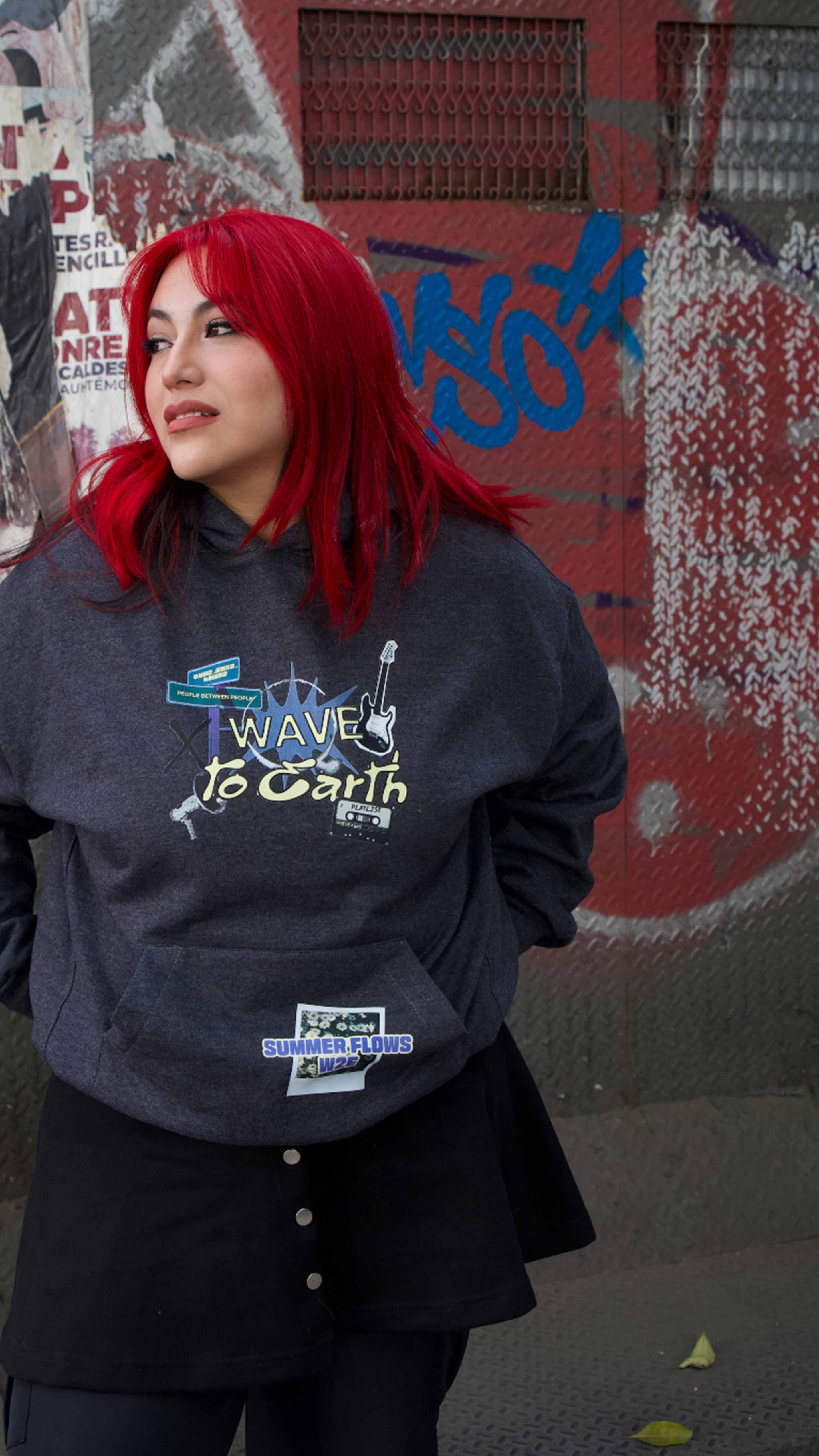 Wave To Earth Hoodie Sudadera Oversize