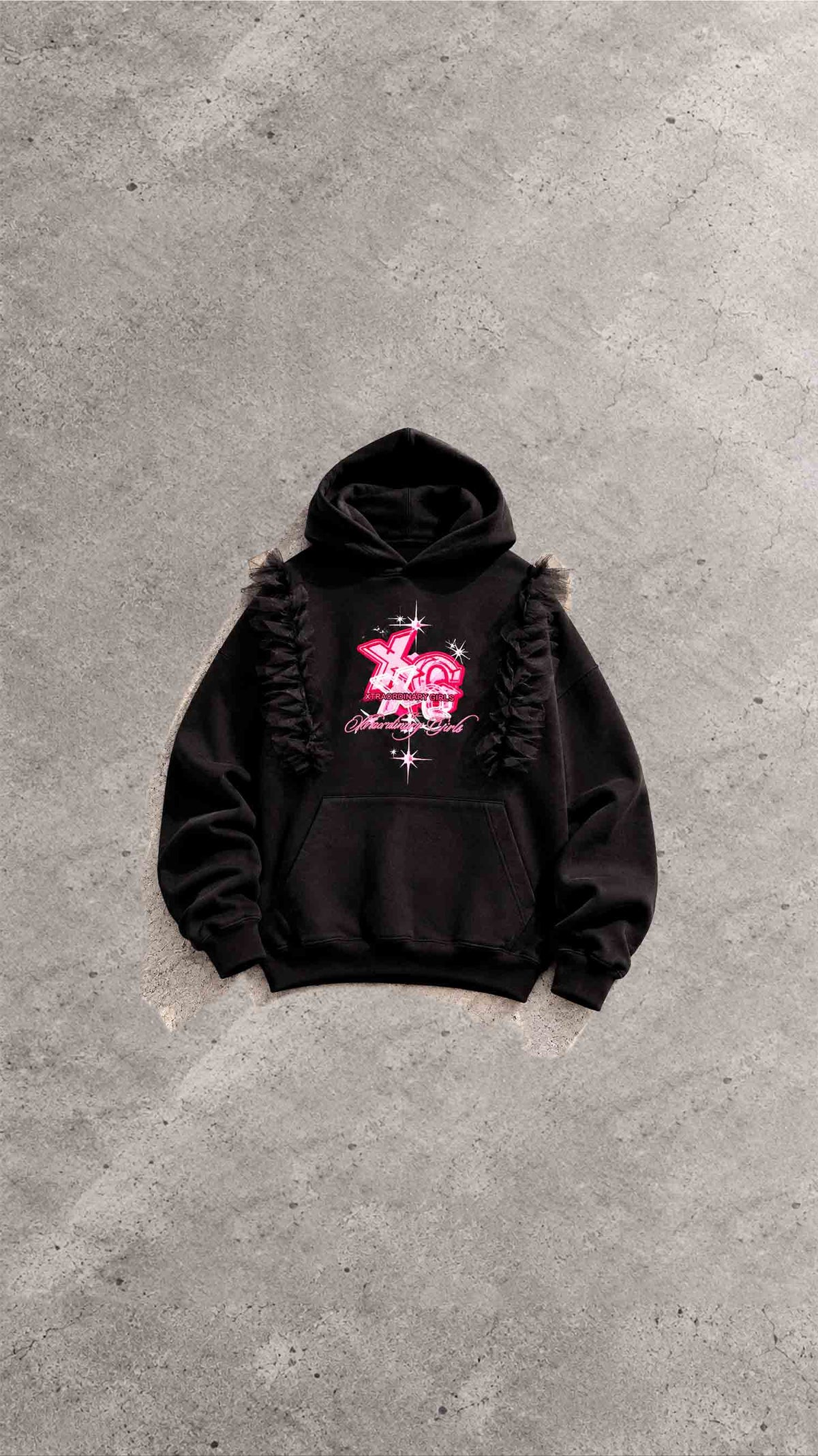 XG Sudadera Hoodie con Gorro Oversize